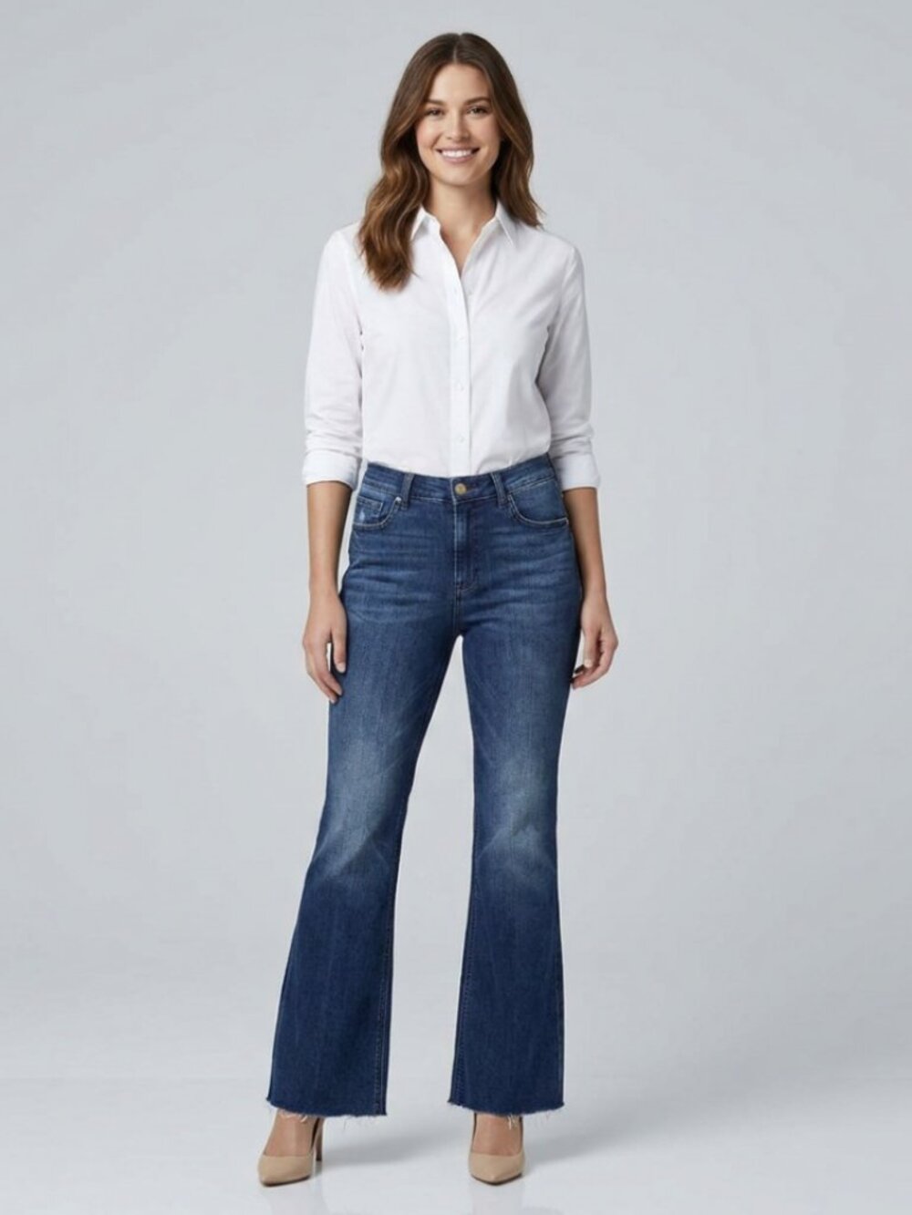 Current/Elliott
Women's Blue The Boulevard Zenith Wash 30 x 28” inseam ( crop)